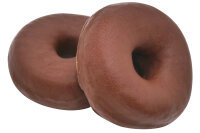 Dunkler Donut mit kakaohaltiger Fettglasur 72x 60g