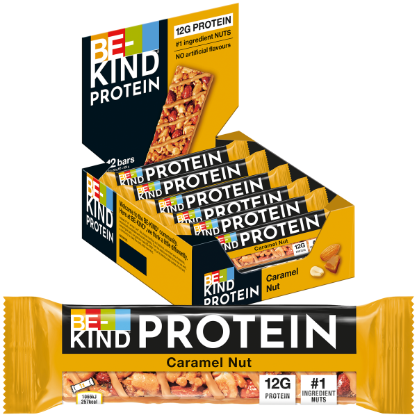 BE-KIND Protein Riegel Toasted Caramel Nut 12x 50g
