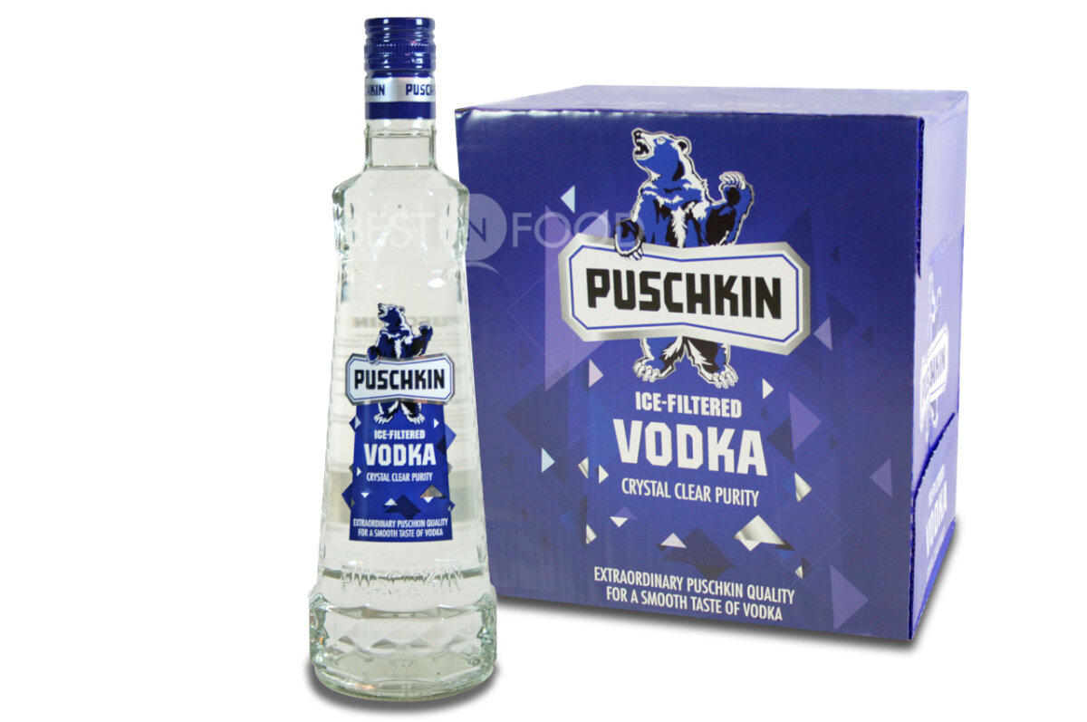 Vodka Best Flasche Puschkin Food Shop 1x 0,7l 37,5% | in