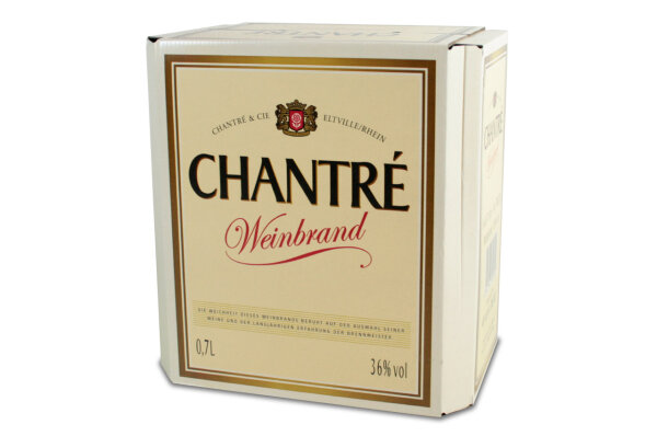| Food 1x 36% in Chantre 0,7l Flasche Weinbrand Best