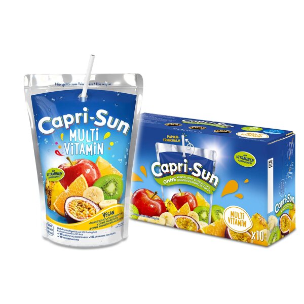 Capri Sun Multi-Vitamin Trinkpäckchen 1x 10er á 200ml