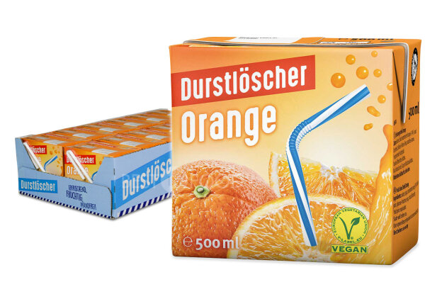 WeserGold Durstlöscher Orange Tetra 12x 500ml