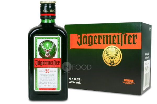 Jägermeister Kräuter-Likör 35% Flasche 1x 0,35l