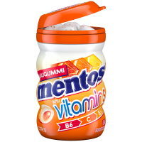 mentos Gum Vitamins Citrus Kaugummi 6x 64g