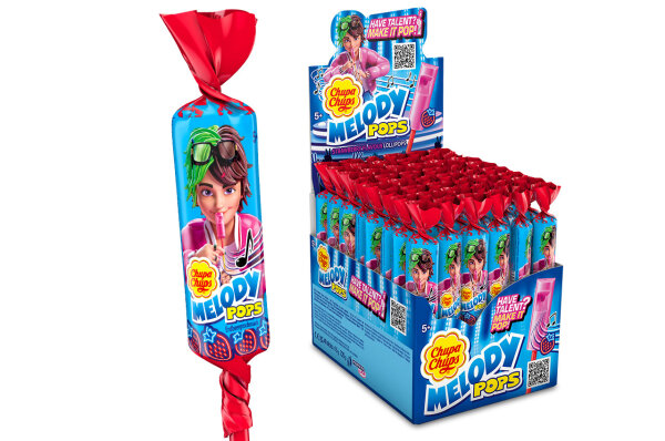 Chupa Chups Melody Pops, Lolli 48x 15g