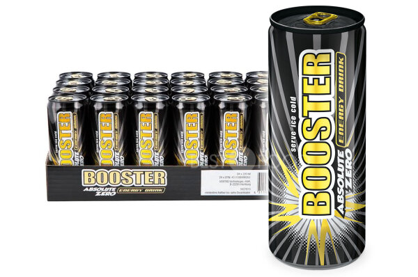 DPG Booster Energy Drink Absolute Zero Dose 24x 330ml