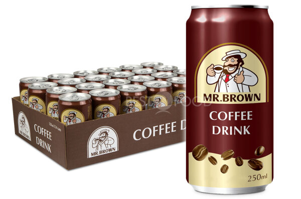 DPG Mr. Brown Iced Coffee Drink Dose 24x 250ml