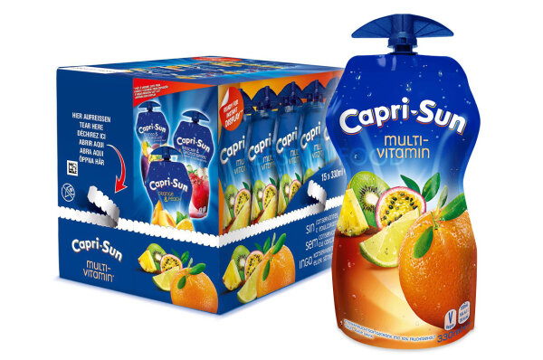 Capri Sun Multivitamin Trinkpäckchen 1x 15er á 330ml