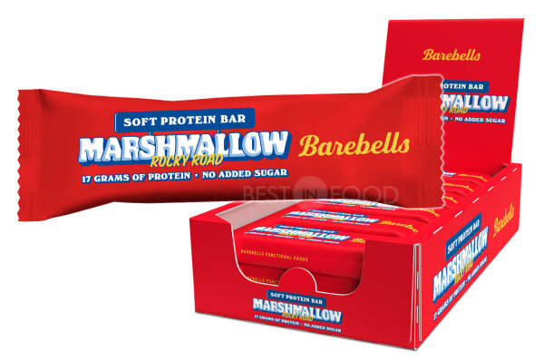 Barebells Protein Riegel Marshmallow Rocky Raod 12x 55g