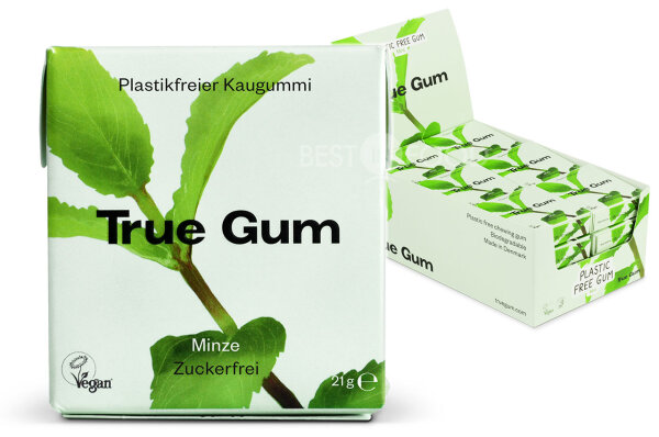 True Gum Minze 24x 21g Kaugummi