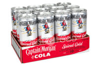 DPG Captain Morgan Spiced Gold & Cola 10% Rum Mixgetränk Dose 12x 250ml