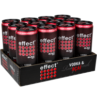 DPG effect Vodka + Black Acai 10% Dose 12x 330ml