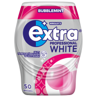 Wrigley Extra Professional White Bubblemint o.Z. Kaugummi 12x 50 Dragees Dose