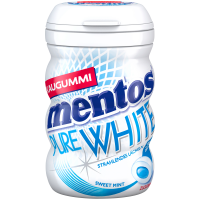 mentos Gum Pure White Sweet Kaugummi 6x 70g