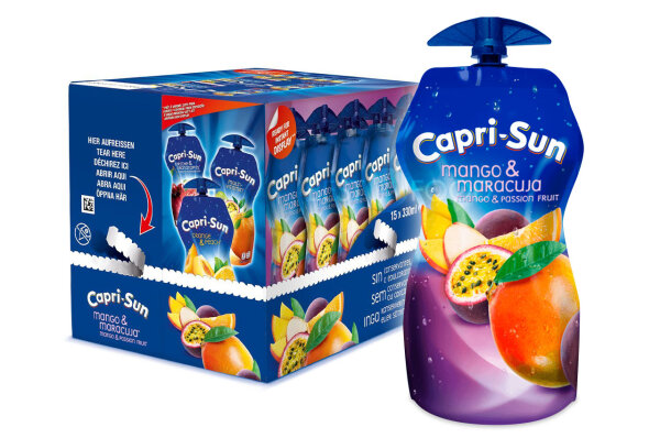 Capri Sun Mango & Maracuja Trinkpäckchen 1x 15er á 330ml