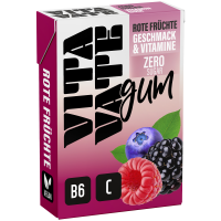 Vitavate Gum Rote Früchte Kaugummi o.Z. 20x 12 Dragees