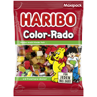 Haribo Color-Rado Fruchtgummi Lakritz 1kg Beutel