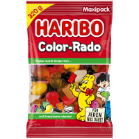 Haribo Color-Rado Fruchtgummi Lakritz 1x 320g