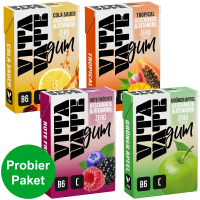 Vitavate Gum 4er Mix je 1x 12 Dragees Rote Früchte,...