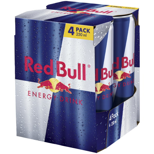 DPG Red Bull Energy Drink Dose 4x 250ml