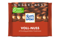 Ritter Sport Voll Nuss Schokoladen-Tafel 10x 100g