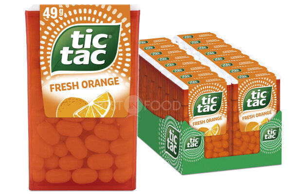 tic tac Orange Lutschdragées 100er Box 16x 49g