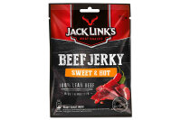 Jack Links Beef Jerky Sweet & Hot Trockenfleisch 12x 25g