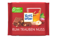 Ritter Sport Rum Trauben Nuss Schokoladen-Tafel 12x 100g