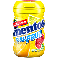 mentos Gum Full Fruit Kaugummi 6x 70g