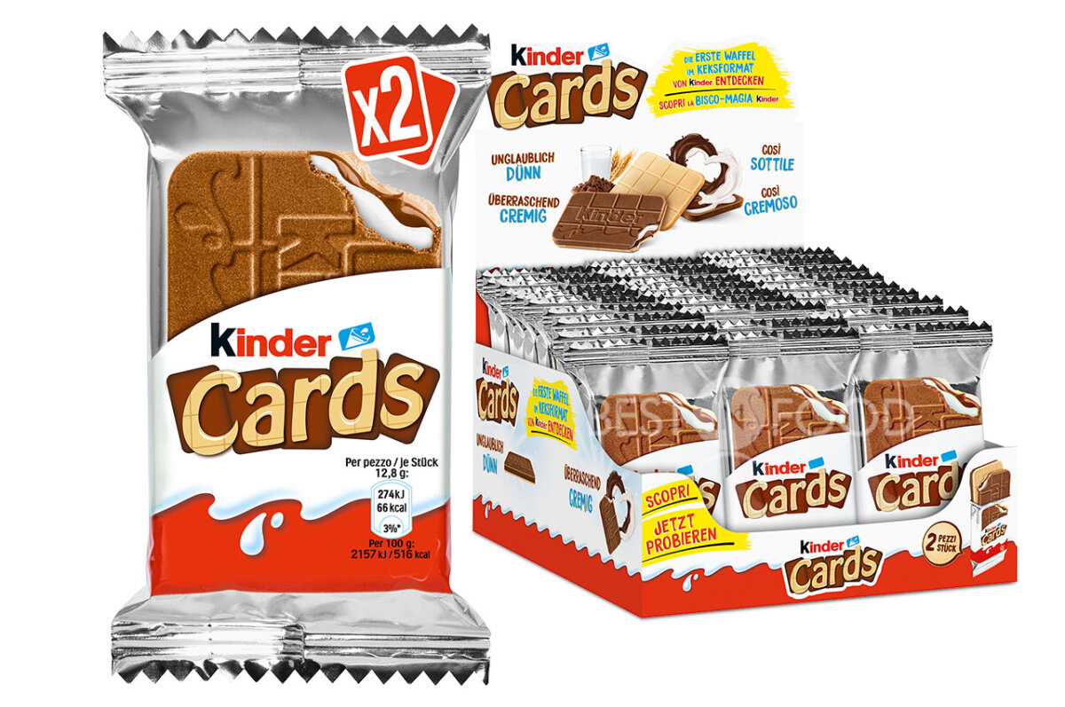 Ferrero kinder Cards 2er Waffeln